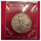 1942 Walking Liberty Half Dollar