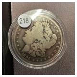 1896 O Morgan Silver Dollar