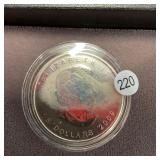 2009 Silver Canadian Maple Leaf .999 Round