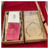 Vintage Jewelry Box & Jewelry