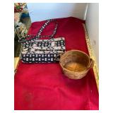 Longaberger Basket & Vera Bradley Bag