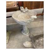 Concrete Bird Bath
