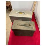 Ammo Box and Vintage Tackle Box