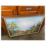 Large Signed Oil on Canvas