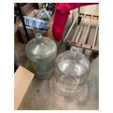 Glass and Plastic Water Jugs