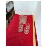 Set of 8 Vintage Play Boy Glasses