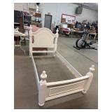 White Twin Bed