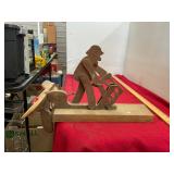 Antique Whirly Wind Folk Art Saw Man