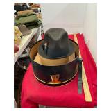 Antique Wormser Hat Box and Hat