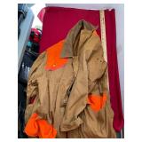 Hunting Jacket with Call, Binoculars, Shells