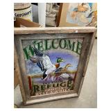 Refuge Duck Sign