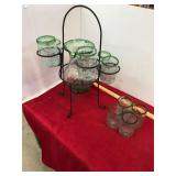 Mexican Art Glass Juice Set