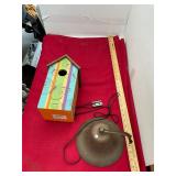 Brass Ships Bell and Bird House