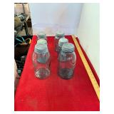 6 Antique Blue Mason Jars