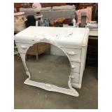 Painted White Waterfall Front Dresser