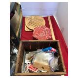 Games and Antique Cranberry Crate