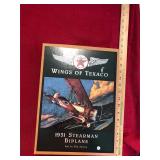 1931 Stearman Biplane Diecast Texaco