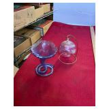 2 Piece Art Glass Lot