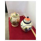 2 Biscotti Jars