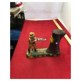 Cast Iron Teddy and Bear Bank