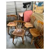 4 Wooden Chairs