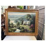 Large Oil on Canvas Painting