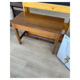 Floor Lamp and Piano Bench