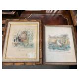 2 1975 Harbor Prints