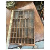 Antique Printers Tray