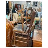 2 Antique Chairs and Table