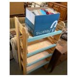 Vintage Books and Shelf