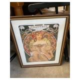 1898 Paris Art Noveau Print