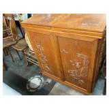Teak Carved Bar