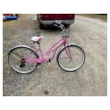 Pink Roxie Bike with Basket
