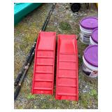 Pair of Red Car Ramps