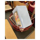 Pig Cookie Jar, Steve Bonner Book, and Egg Basket