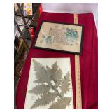 Vintage Christmas Holly Leaf Poem and Leaf