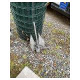 Metal Fencing and Anchor