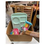 Silverplate and Assorted Box Lot