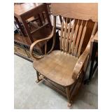 Antique Oak Rocker