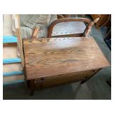 Antique Oak Dresser with Mirror