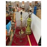 2 Lamps and Display Stand