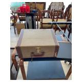 Vintage Suitcase with Sewing Supplies