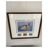 Fitieth Anniversary Gold Medalion Duck Stamp Print