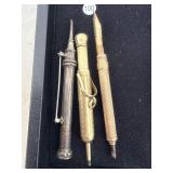 Antique Gold and Silver Pencil & Fountain Pen Lot