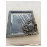 Signed Pottery Crab Plate