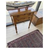 Antique 2 Drawer End Table