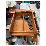 MCM Teak Desk Storage Piece