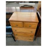 2 over 3 Drawer Chest
