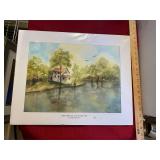 Delores McCann Headleys Mill & Fallin Pond Print